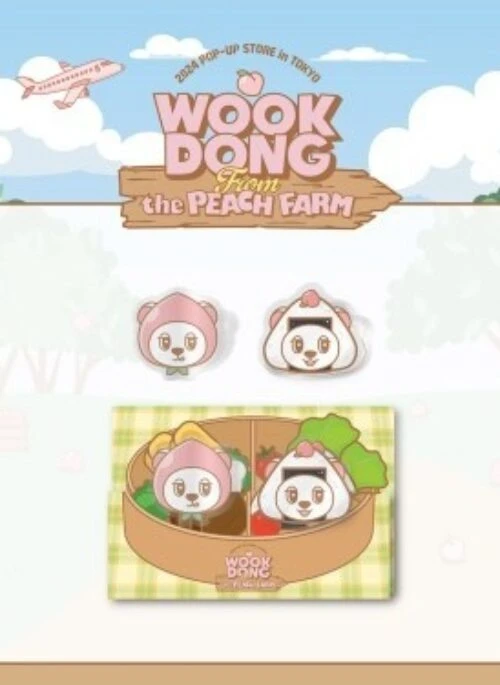 WOOKDONG “From The Peach Farm In Tokyo” Bento Acrylic Clip