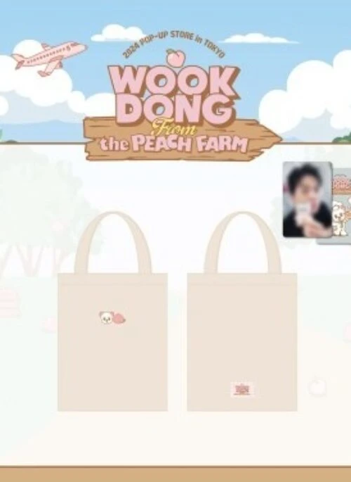 WOOKDONG “From The Peach Farm In Tokyo” Mini Eco Bag