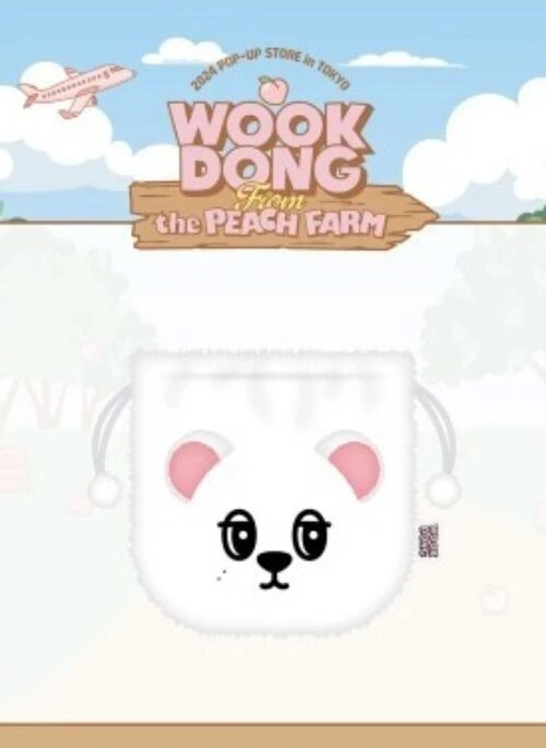 WOOKDONG “From The Peach Farm In Tokyo” String Pouch