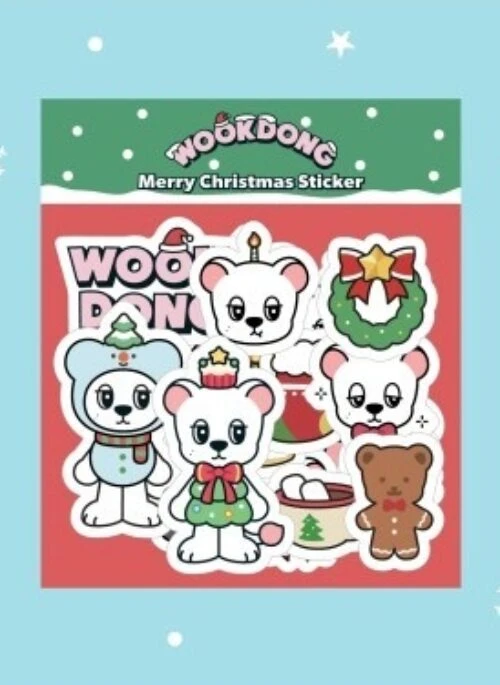WOOKDONG Merry Christmas Sticker