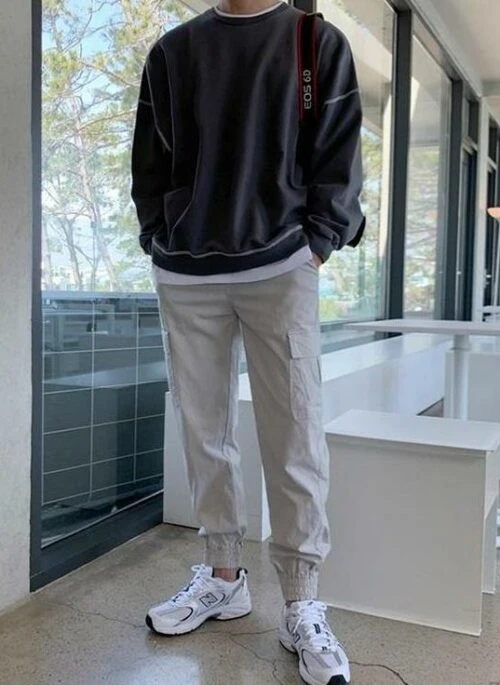 Washed Pullover Loose Sweatshirt