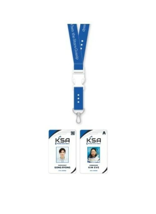 When The Stars Gossip “Pop-Up Store” ID Card + Lanyard Set