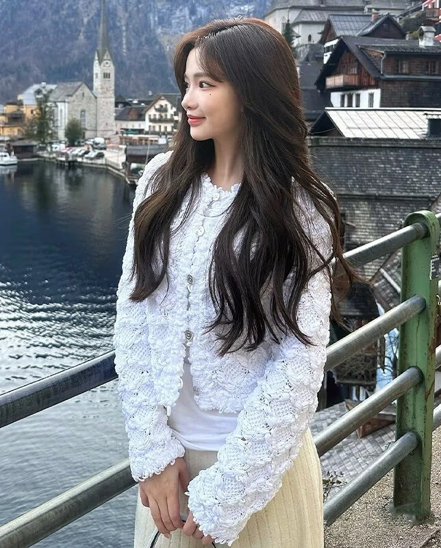 flower lace cardigan