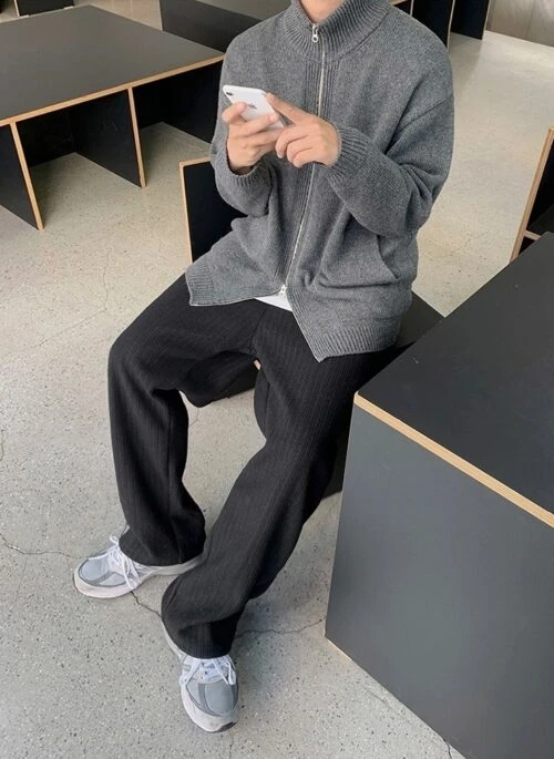Winter Corduroy Wideleg Casual Pants