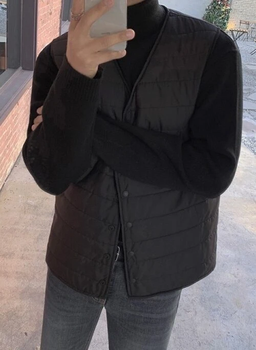 Winter Sleeveless Relaxed Fit Vest