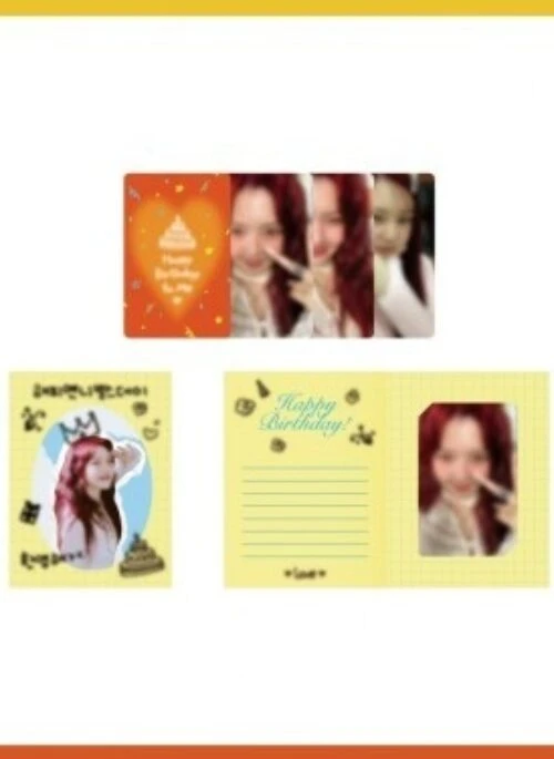 YERIN “2024 Pop-Up Store” Birthday Message Card & Photocard Set