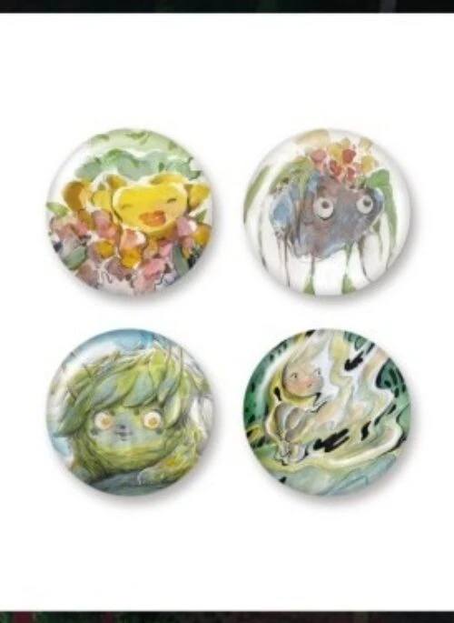 YOUNHA x TEAMBOTTA Pin Button Set