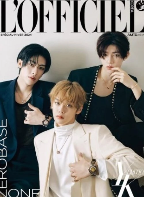 ZEROBASEONE – L’Officiel Hommes Magazine Winter 2024 Cover Special Type.A