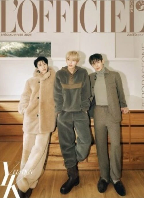 ZEROBASEONE – L’Officiel Hommes Magazine Winter 2024 Cover Special Type.C