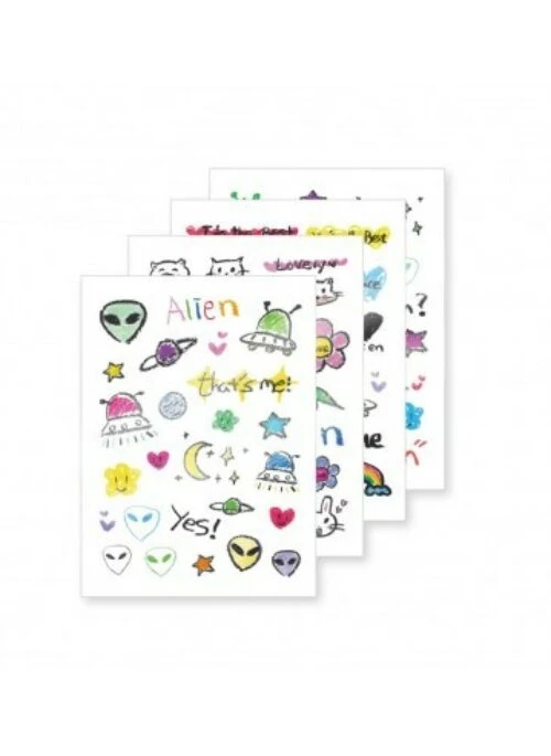 AKMU SUHYUN “ALiEN” Merch – Tatoo Sticker Set