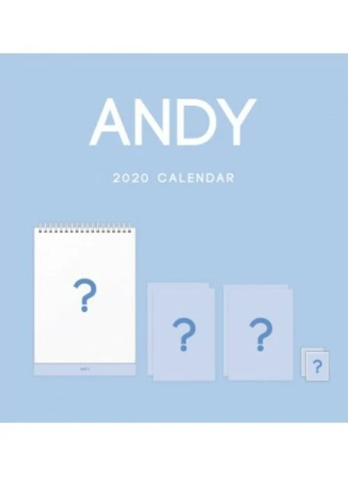 ANDY 2020 Calendar Merch