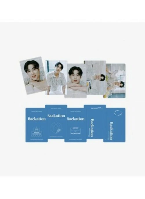 BAEKHO “Baekation” Merch – Photocard Set