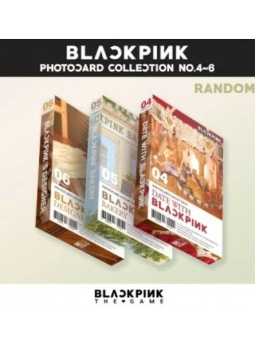 BLACKPINK “The Game Photocard Collection” No.4-6 | Random Ver.