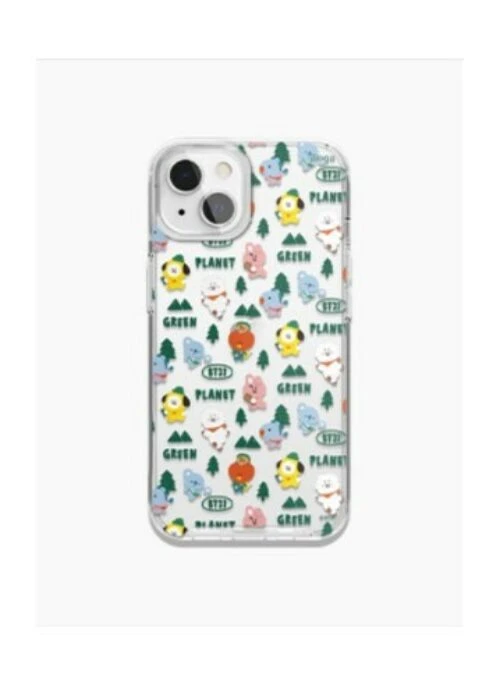 BT21 Line Friends Collaboration – Green Planet Forest Elago iPhone Case