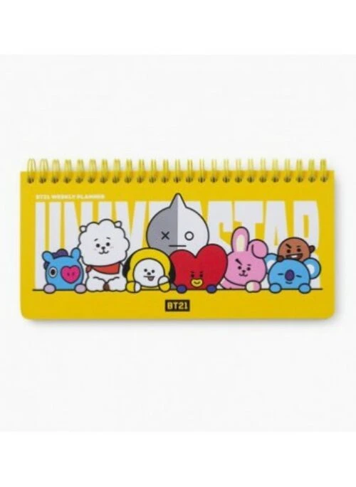 BT21 Line Friends Collaboration – Heart Weekly Planner