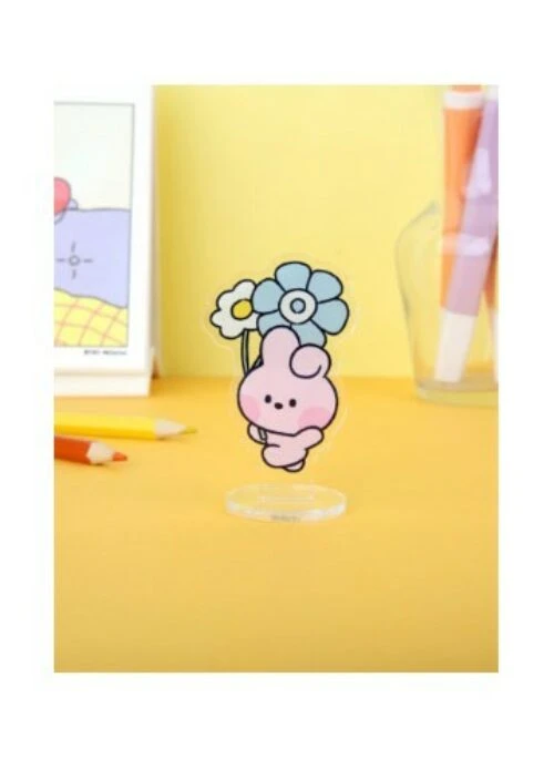 BT21 Line Friends Collaboration Merch – Cherry Blossom Minini Acrylic Stand