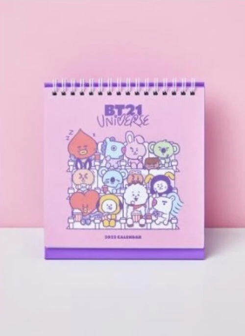 BT21 Line Friends Collaboration – Universe 2022 Calendar
