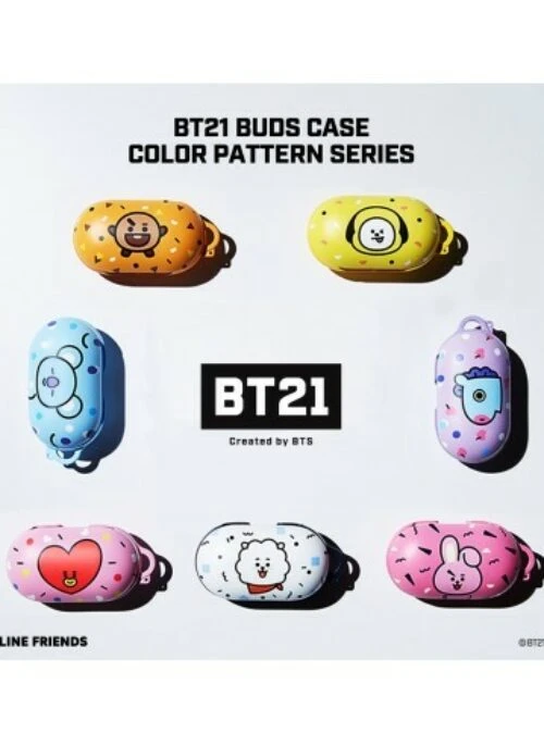BT21 Merch – Buds Case Color Pattern Series
