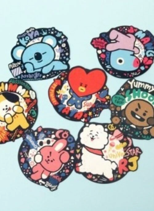 BT21 x Bytori Collaboration – Travel Sticker SET