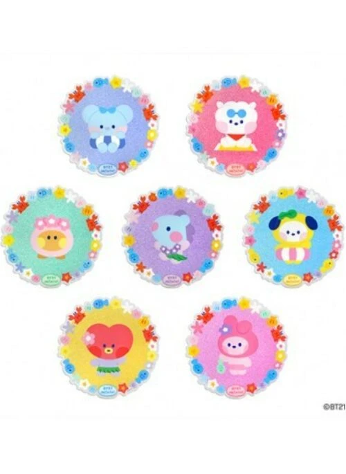 BT21 x Monopoly Collaboration – Acrylic Coaster Summer Sky