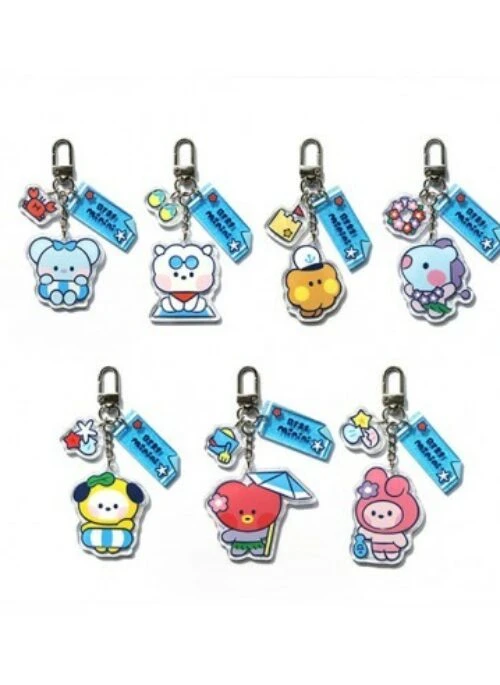 BT21 x Monopoly Collaboration – Acrylic Keyring Summer Sky