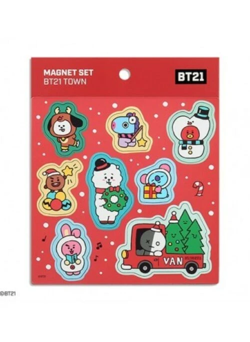 BT21 x Monopoly Collaboration – BT21 Town Magnet Set