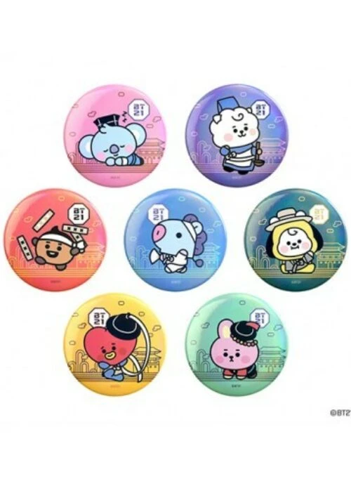 BT21 x Monopoly Collaboration – Can Badge | Hanbok