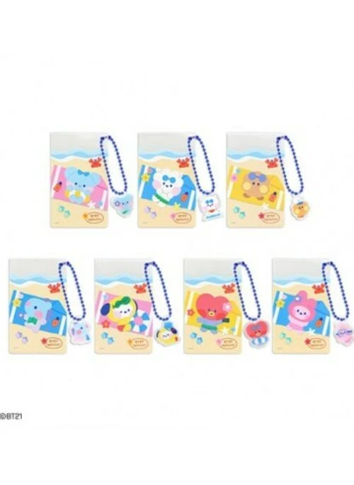 BT21 x Monopoly Collaboration – Clear Card Pocket Summer Sky