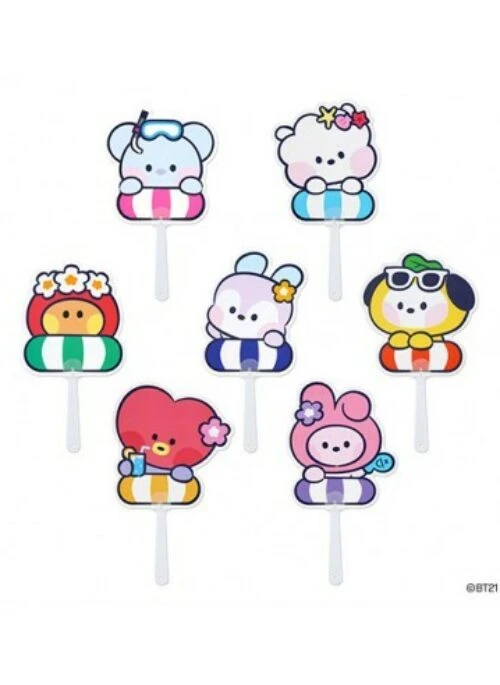 BT21 x Monopoly Collaboration – Hand Fan Summer Sky