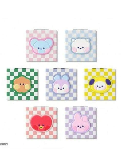BT21 x Monopoly Collaboration Merch – Leather Patch Mirror