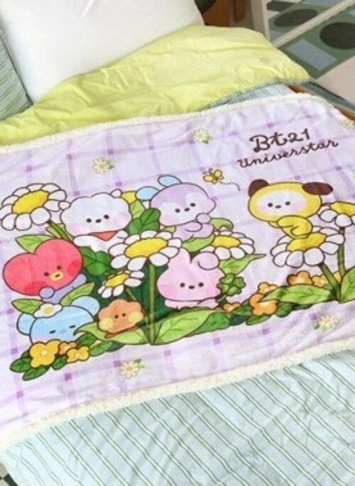 BT21 x Monopoly Collaboration Merch – Minini Flower Blanket