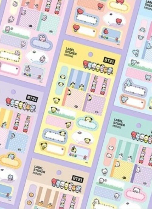 BT21 x Monopoly Collaboration – Minini Label Sticker