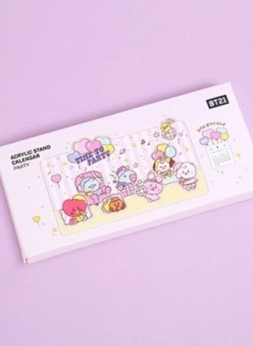 BT21 x Monopoly Collaboration – Party Acrylic Stand Calendar