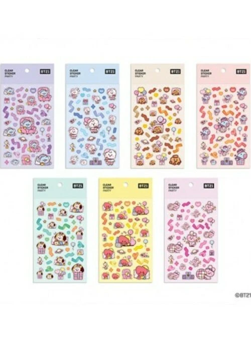 BT21 x Monopoly Collaboration – Party Clear Sticker