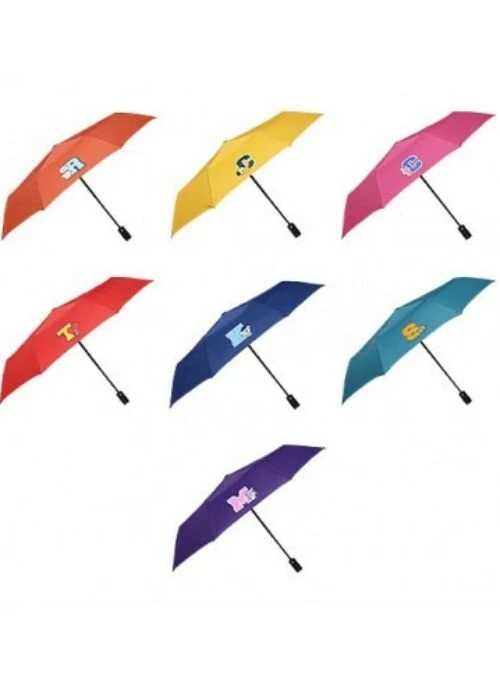 BT21 x Monopoly Collaboration – Safety Automatic Folding Umbrella Emblem