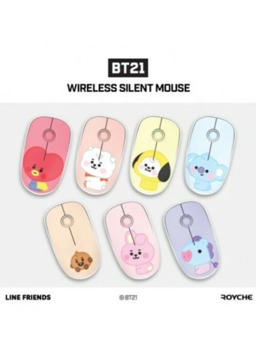 BT21 x Royche Collaboration – Wireless Silent Mouse | Baby Ver.