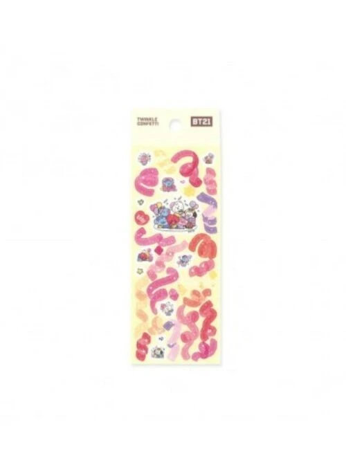 BT21 x Studio Eight Collaboration – My Little Buddy Confetti Sticker