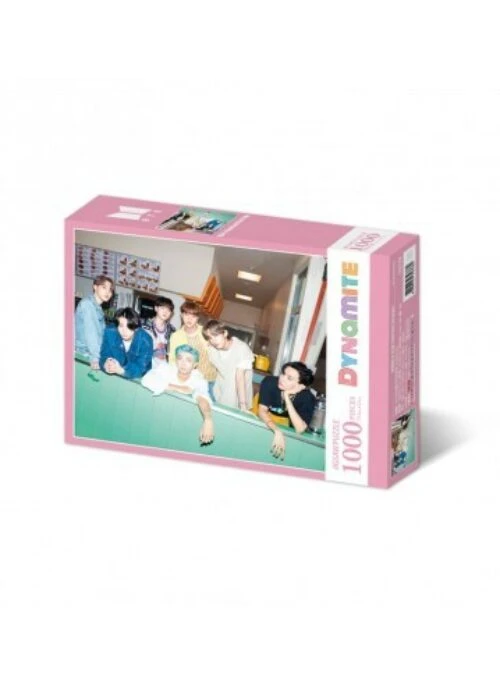 BTS “Dynamite” Merch – Jigsaw Puzzle 1000 Piece | Pink