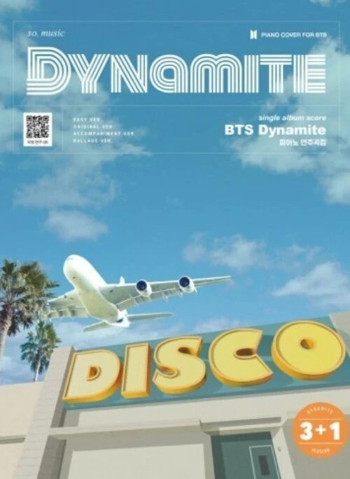 BTS “Dynamite” Piano Score