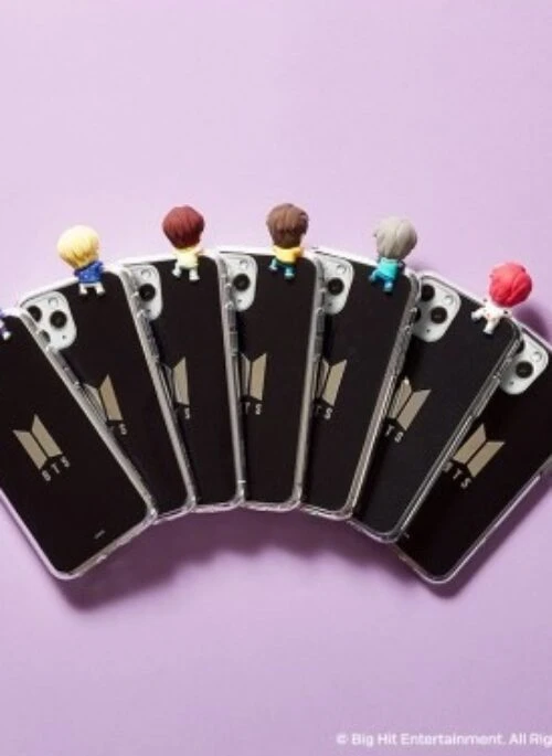 BTS “TinyTAN” Merch – Figure Mirror Jelly Case