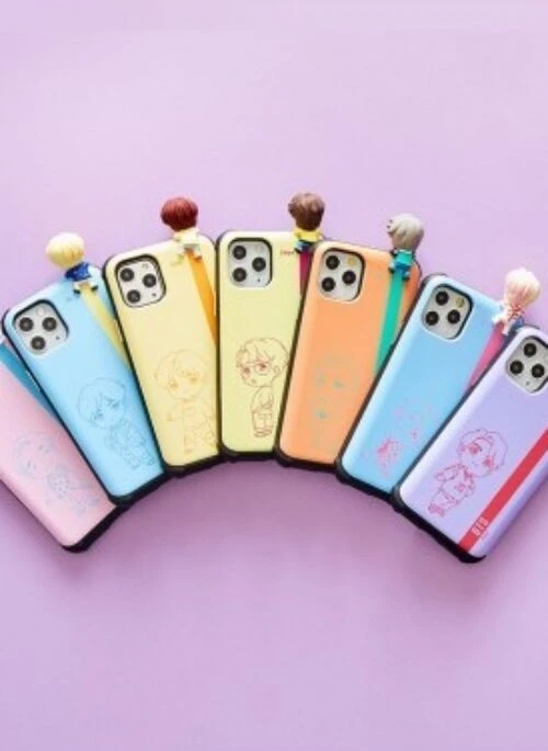 BTS “TinyTAN” Merch – Figure Slide Bumper Case | Dairy for Android