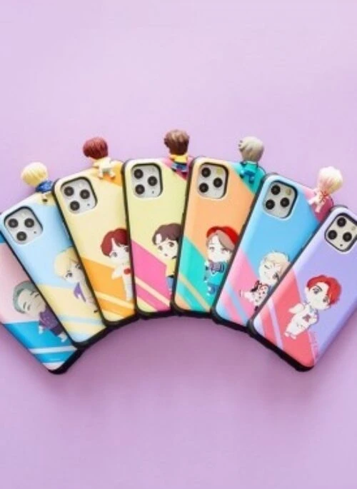 BTS “TinyTAN” Merch – Figure Slide Bumper Case | Edgeline for Android