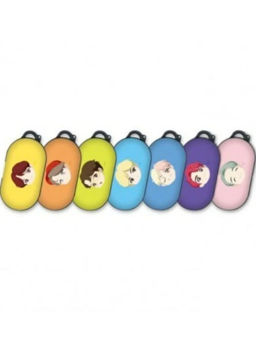 BTS Character Merch – Basic Head Hard Case Galaxy Buds