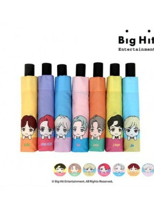 BTS Character Merch – Member Folding Umbrella