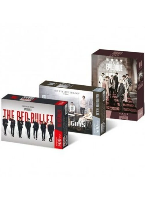 BTS Jigsaw Puzzle Set – THE RED BULLET + BTS BEGINS + 花樣年華