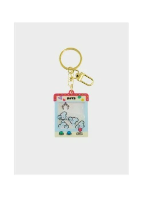BTS x Line Friends Collaboration Merch – Minini Glitter Acrylic Keyring