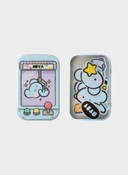 BTS x Line Friends Collaboration Merch – Minini Tincase Sticker Set