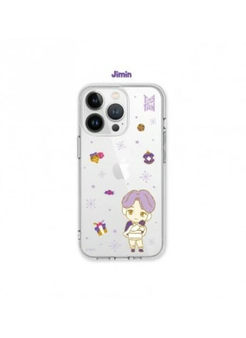 BTS x TinyTAN “Purple Holiday” Merch – Clear Soft Case | Jimin