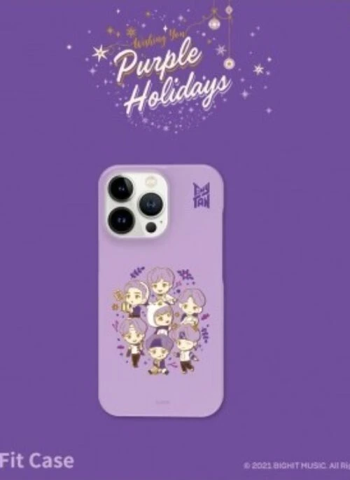 BTS x TinyTAN “Purple Holiday” Merch – Slim Fit Case