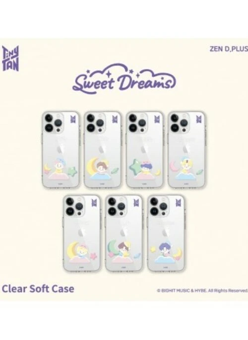 BTS x TinyTAN “Sweet Dreams” Merch – Clear Soft Case For iPhone